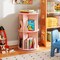 Freestanding 2 Tier Rotating Bookshelf Storage Rack for Kids Room Decor